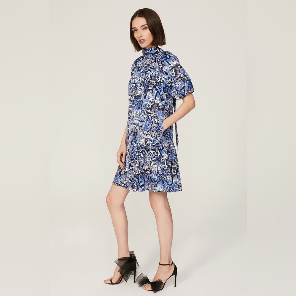 Kate Spade Blue and Black Mini Dress - Picture 4 of 9